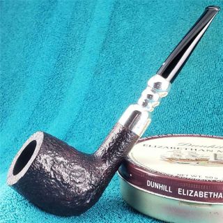 Awesome 1979 Dunhill Shell Silver Spigot Lb Billiard English Estate Pipe Group 5
