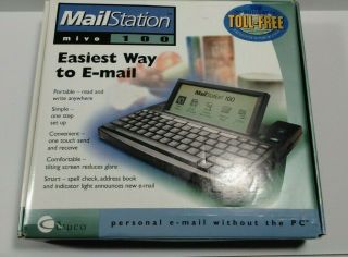 Mailstation Mivo 100 Personal Email Portable System Det1 By Cidco