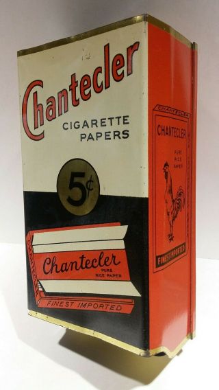 Rare 5 Cent Chantecler Vintage Cigarette Rolling Papers Dispenser