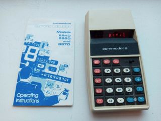 Commodore 887d Led Electronic Calculator
