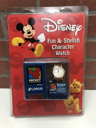 Disney Lorus Mickey Unlimited Melody Watch " Its Small World  Mouse March "