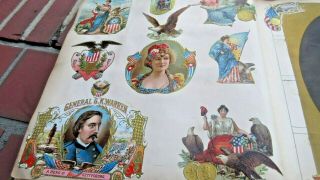 1880s Antique Victorian Trade Card Scrapbook Album Die Cuts Litho - York,  Pa Area