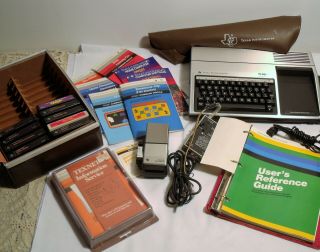 Ti - 99/4a Texas Instruments Computer,  Speech Synthesizer,  9 Games,  Manuals Etc