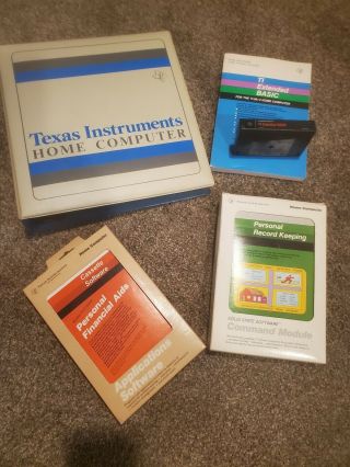 Ti - 99/4a Extended Basic And Finance Tools Bundle,  3 - Ring Binder
