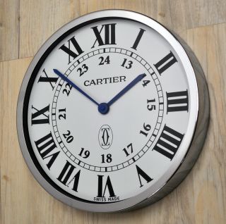 Cartier Ronde De Solo Advertising Showroom Wall Timepiece Display