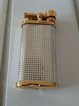 Fine Vintage Alfred Dunhill Silver/gold Plated Unique Lighter