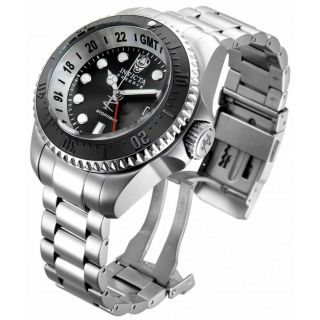 Invicta Hydromax Quartz Watch Model 16966 - Black & Stainless Steel