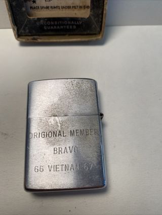 Vintage Zippo Lighter Buffalo Soldier Ready And Forward Vietnam 66’ 67’ 3
