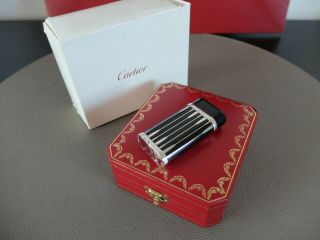 Cartier Lighter Backgammon Decor | Very Rare Lighter | Complete W.  /Box 6