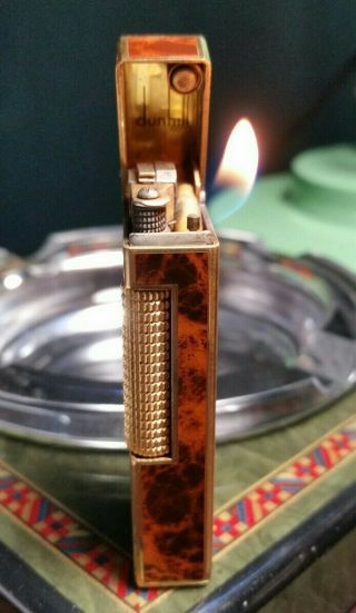 Newly Serviced With Dunhill Rollagas Pipe Lighter Faux Tortoiseshell