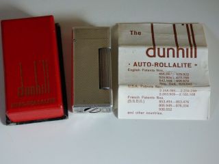Dunhill Mini Auto Rollalite - 925 Hallmarked Silver - Boxed With Instructions