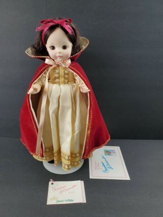 Madame Alexander Disney 14 " Doll 1556 Snow White W/box Tag Stand Vintage