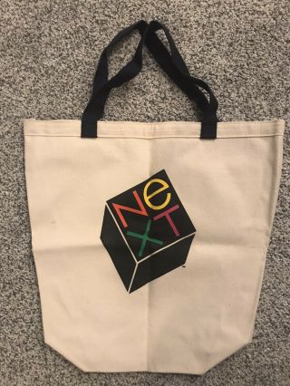 Next Cube Canvas Bag - Steve Jobs Macintosh.  Collectible.  Vintage.  Apple Computer