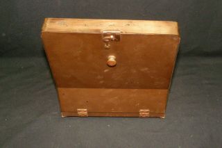 Antique Early 1900 ' s Copper Cigar Store Counter Top Display Case Humidor 3