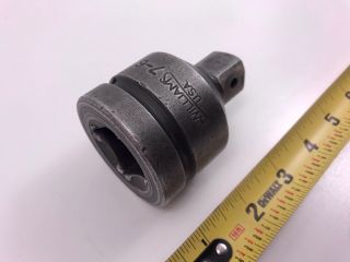 Vintage Williams 1 " Female To 3/4 " Male Drive Socket Reducer Adapter Made In Usa