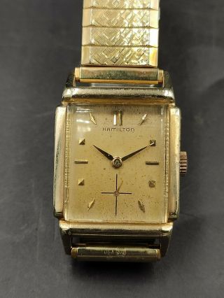 Vintage Hamilton Watch 10k Gold Filled 19 Jewels Cal 753