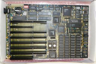 Nos 286 Motherboard Amd N80l286 - 10/s 845y545 8 Isa Main Board Vintage Computing