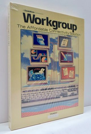 Vintage Deskmate Workgroup For Tandy 3.  5 " 5.  25 " Floppy Disk Software