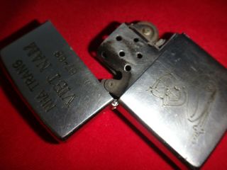 Vietnam War Year 1967 Zippo Lighter NHA TRANG 67 - 68,  US Army SPECIAL FORCES Logo 3