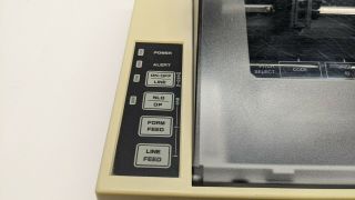 Tandy DMP - 130 26 - 1280 Dot Matrix Printer Powers On 3