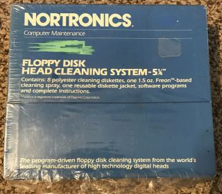 Nortronics 5.  25 Inch Floppy Disk Head Cleaning System 5 1/4”