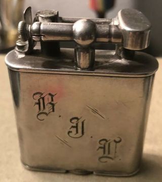 Vintage Dunhill”unique”lift Arm Lighter,  Made In Switzerland Pipe Petrol Lighter