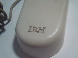 Rare,  vintage IBM two - button Mouse 6450350 PS/2 connector - 2