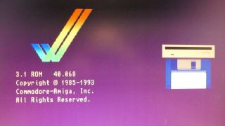Commodore Amiga 1200 Kickstart ROM 3.  1,  4GB CF card w/ 3.  1 workbench / WHDLoad 2
