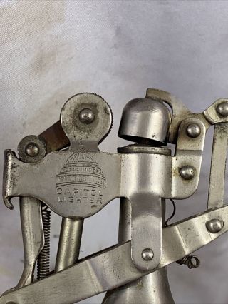 Patent 1912 CAPITOL Steele & Johnson Table Lighter - Unusual Mechanism 6