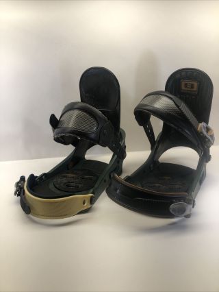 Vintage Burton Cfx Snowboard Bindings Size Medium Toe Straps Replace