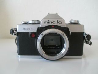 Minolta Xg1 35mm Md Slr Film Camera For Parts/repair No Lens Vintage
