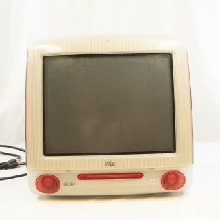 Vintage Apple Imac G3 Computer Ruby Red - (mrd)