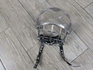 Vintage Itech Shield Mask Fx50 Hockey Visor Senior Cage Mask Combo