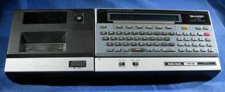 Sharp Pc - 1500a Pocket Computer With Trs - 80 Printer & Sharp Ce - 160 Program Module