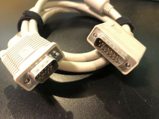 Rare Mac Adapter Cable Db15 To Hd15 Vga Vintage Macintosh Monitor Display Cord