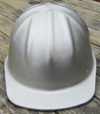 Vintage Mcdonald T Aluminum Hard Hat Helmet Mine Safety