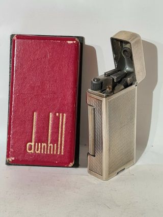 Vintage Dunhill Rollalite Petrol Lighter Boxed
