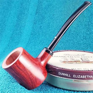 Unsmoked Caminetto " Natale " Christmas Poker Sitter Freehand Italian Estate Pipe