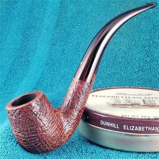 Very 2012 Dunhill County Classic 3/4 Bent English Estate Pipe Box & Sleeve
