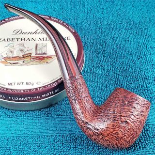 VERY 2012 Dunhill COUNTY CLASSIC 3/4 BENT ENGLISH Estate Pipe BOX & SLEEVE 3