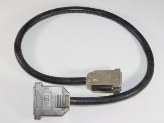 Vintage Ibm 62 - Pin Computer Parallel Cable Low Voltage Style 2464 Phalo 1501525