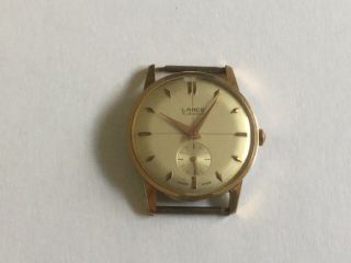 Vintage Gents Lanco 15 Jewels Swiss Made Watch Lovely