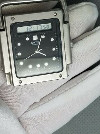 Rare SEIKO Vintage Digital Watch BOND ERA H357 - 5250 80s RETRO LCD DIGI ANA 2