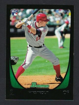 2011 Bowman Draft 101 Mike Trout RC Los Angeles Angels ROOKIE 2
