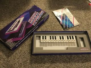 Vintage 1984 Incredible Musical Keyboard For Commodore 64,  Sight & Sound