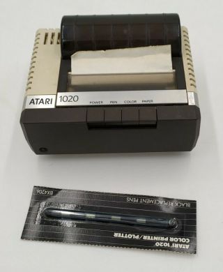 Vintage Atari 1020 Color Printer No Ac Adapter