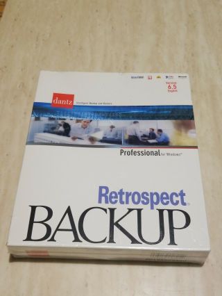 Dantz Retrospect Version 6.  5 Backup Software Professional For Windows.