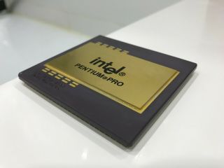 Intel Pentium Pro,  150mhz,  Kb80521ex150,  Sy010,  Vintage And Rare Cpu 