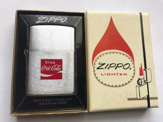 1973 Enjoy Coca Cola Zippo Lighter Coke