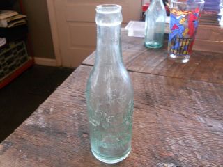 Vintage Rye Ola Birmingham Alabama Bottling Aqua Bottle